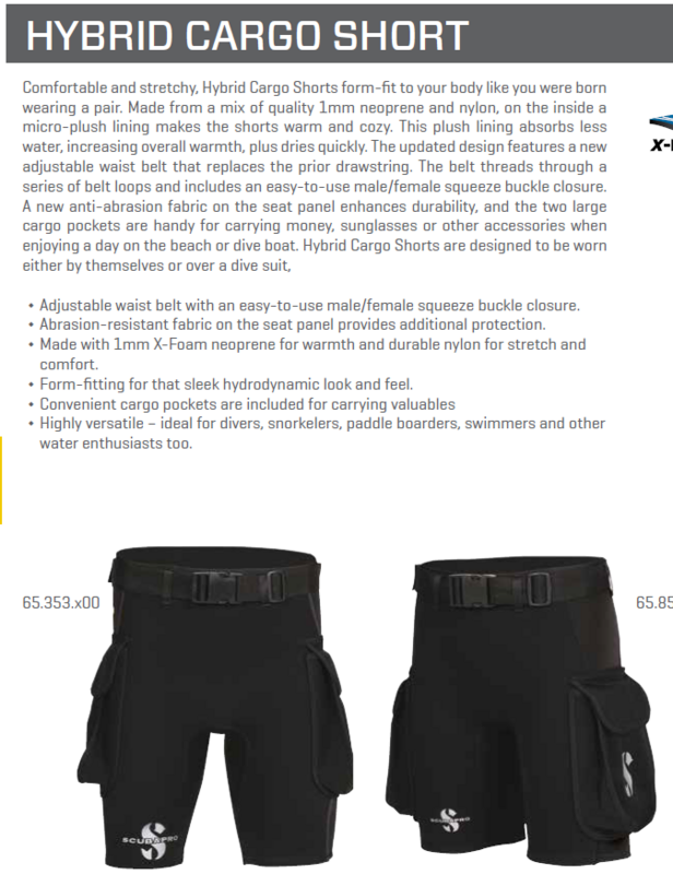 Scubapro hot sale hybrid shorts