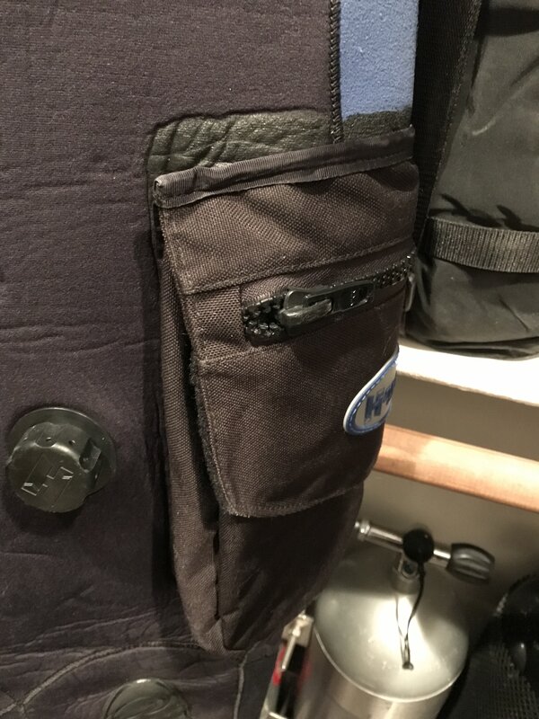 DGX Gears Vertical Velcro Pocket