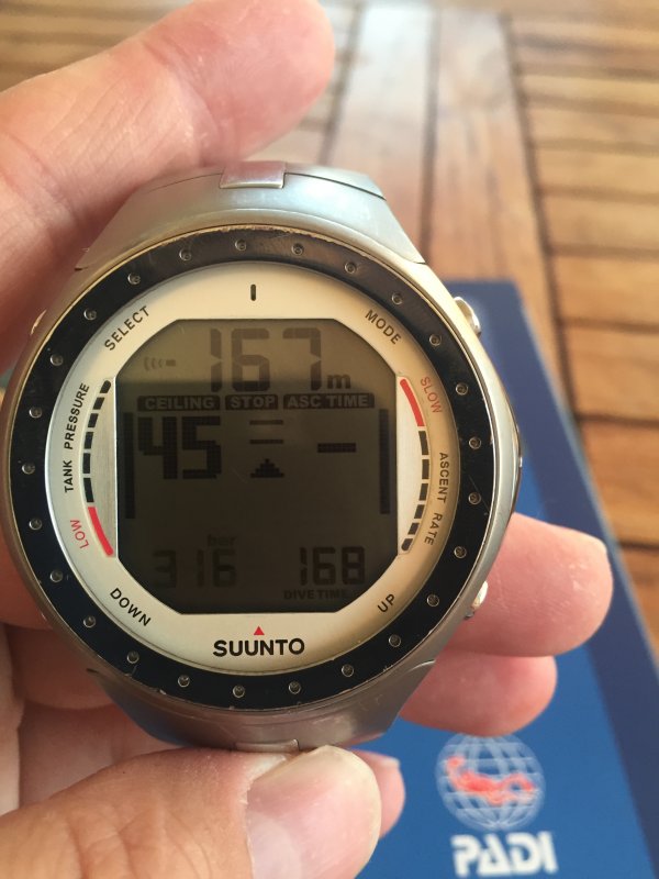 Suunto D9 stuck in dive mode??? | ScubaBoard
