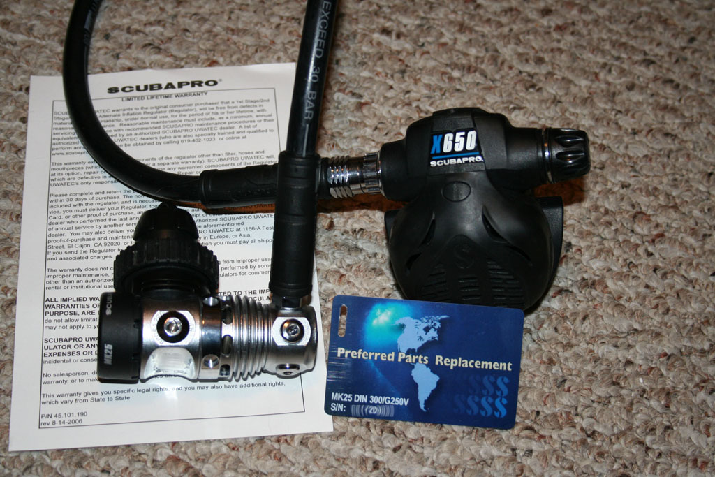 Scubapro X650 MK25 DIN ScubaBoard