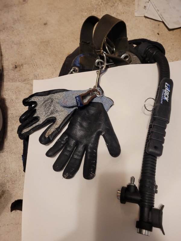 Lobster Gloves for Diving, Kevlar Spearfishing Dive Glove