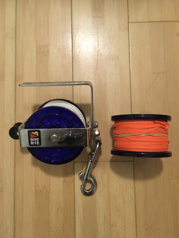 Closed - Dive Rite Classic Safety Reel with spare spool