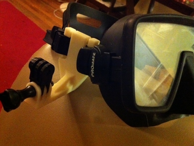 Anyone know of a universal GoPro mount for a single-lens mask
