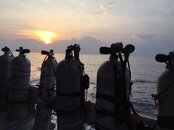 tanks ready on the boat to search for the burma maru.jpg