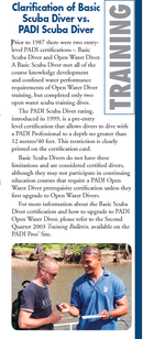 PADI Basic Info.png