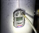 Testing production air with 2nd ToxiRAE unit.jpg