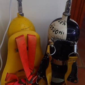 Vintage diving gear