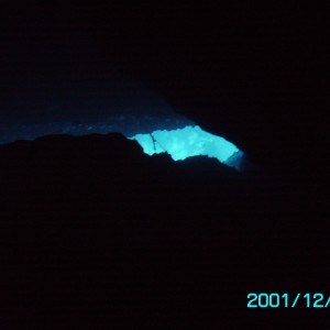 80 feet down Blue Grotto