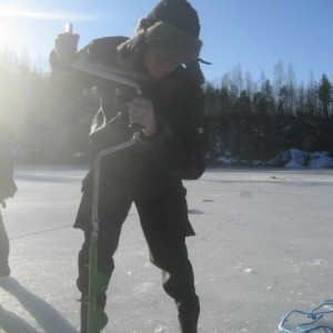 Ice diving in Sweden