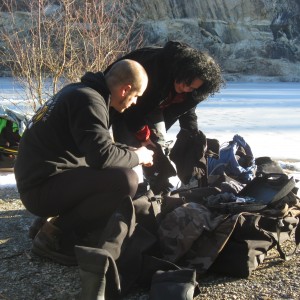 Ice diving in Sweden