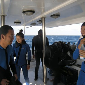 only other group of divers on boat