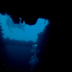 Looking out of the J4 Submarine