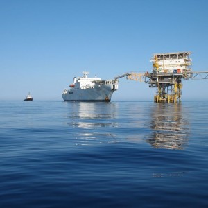 Flat calm day in the middle of the ocean