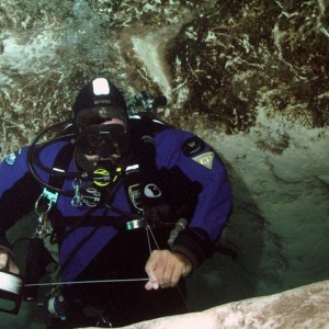 Troy in Cave Training