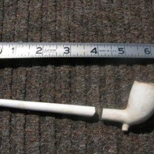 Clay Pipe and Stem