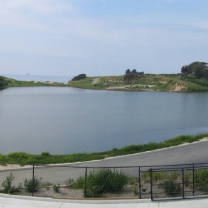 Lagoon on  UCSB campus