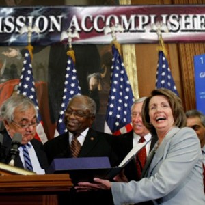 Pelosi quote "We finally did it, we destroyed America!!"