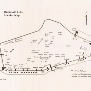 Mammoth Lake Locator Map