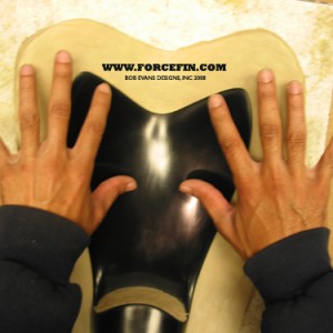 Hand Crafted Force Fins-Clay Molds