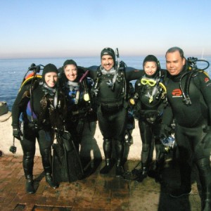 scuba certification class at catalina island