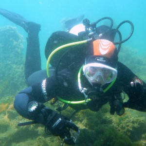 Me on the Dominion wreck