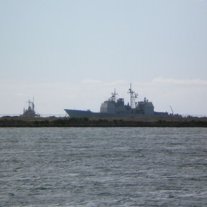 War Ship Aground Honolulu 02/06/09 02