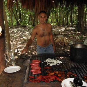 BBQ at Cenote Caracol
