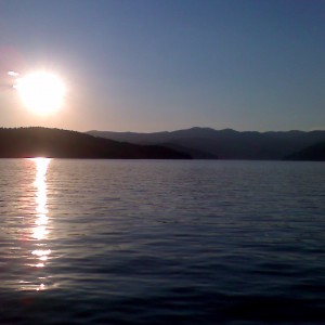 Sunset at Lake Jocassee