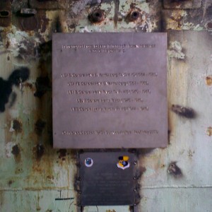 Memorial plaque Vandenberg