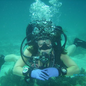 Tracie on Davis reef