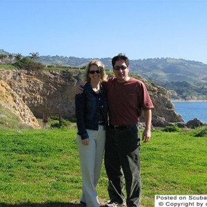Becky and Jason at Old Marine Land in Palos Verdes, LA