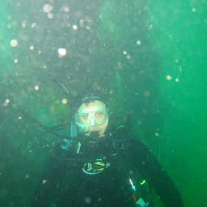 Me on the 1800 line wreck