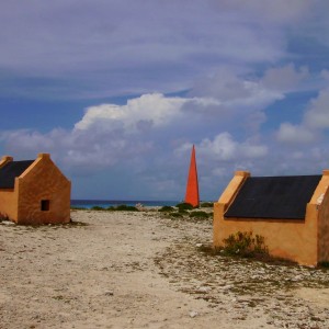 Red slave huts