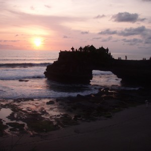 Sunset at Tanah Lot