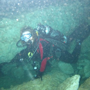 2010-01-24 Devils Den Cavern - Natalie