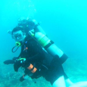First ocean dive