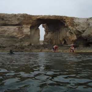 Entrance to Blue Hole, Gozo