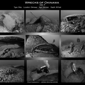 Unknown wreck Okinawa