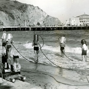 1930's Catalina Island California Diving