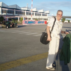 Dave arriving in Bonaire