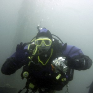 A diver on the James Eagan Layne