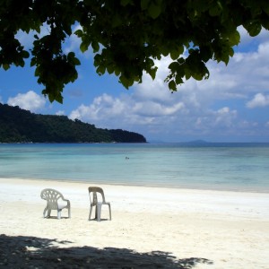 chair by the beach