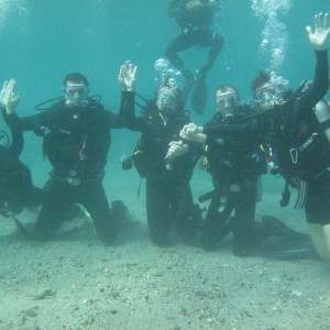 Get together with friends in a Scuba Diving Course