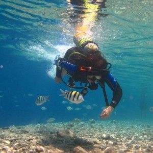 First dive after AOW course