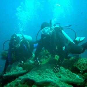 Diving at Nusa Penida, Bali, Indonesia