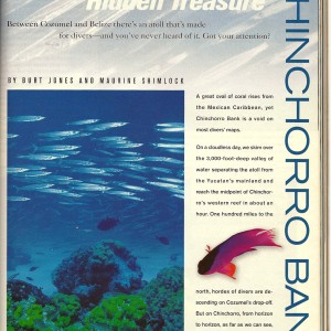 Rodale's Scuba Diving article cover page