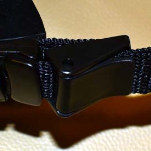 Neoprene strap cam buckle