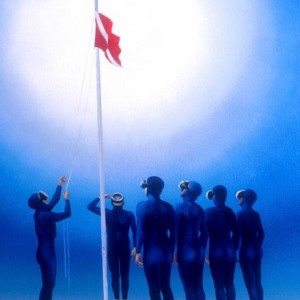 COLOURS HOISTED - Divers Salute by Pascal