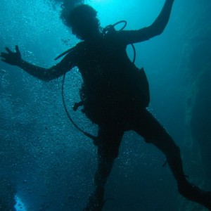 Chad at Blue Hole