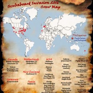 2016 ScubaBoard Invasion Crew Map